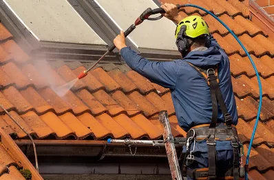 Démoussage et hydrofuge de toiture à Vercoiran
